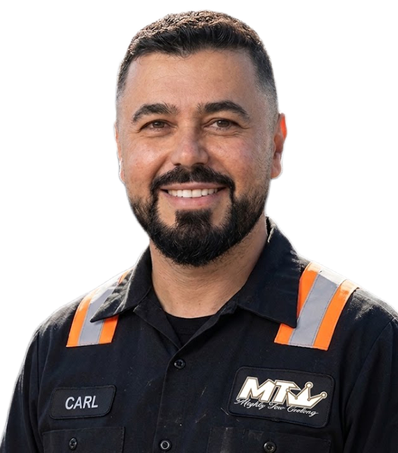 Carl Mighty Tow Geelong